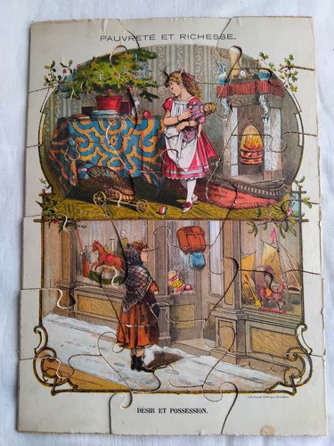 Jouet ancien puzzle - jouet,
