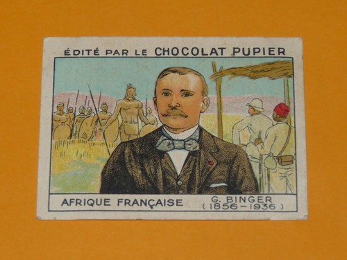 Chromo chocolat pupier afrique - chocolat,