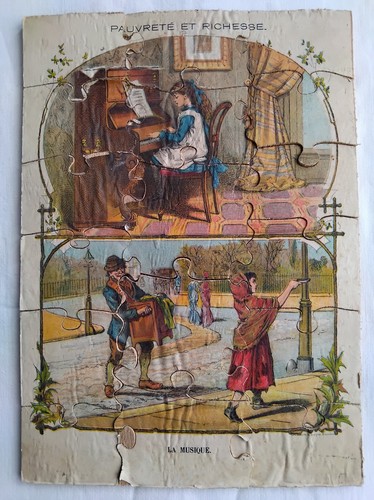 Jouet ancien puzzle - jouet,