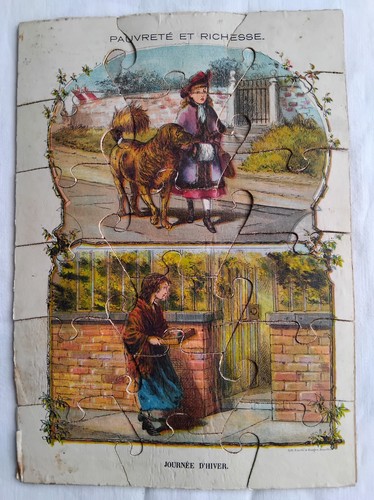 Jouet ancien puzzle - jouet,