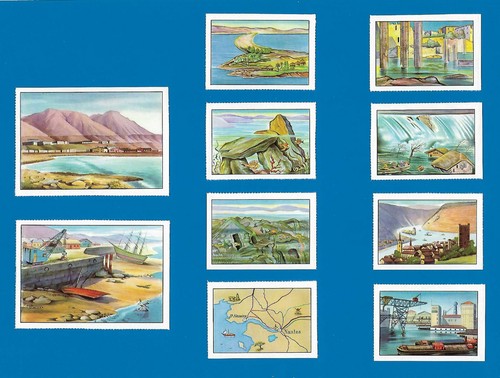 Poster stamps terraces - stamps,
