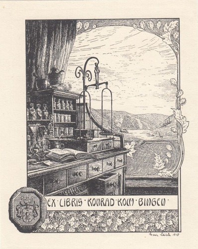 Exlibris planche gravure marie - gravure,